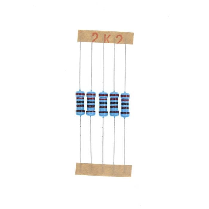 Lot De 10 Résistances 1K Ohm 1Watt ±1% - Film Métallique, Trou Traversant, Qualité Professionnelle