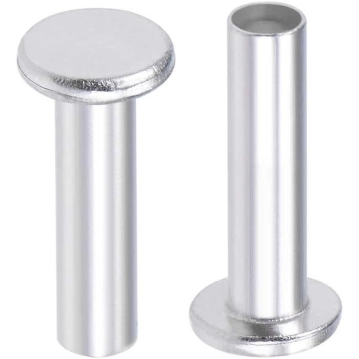 Lot De 100 Rivets Semi-Tubulaires En Aluminium M3 Argenté[M2657 ...