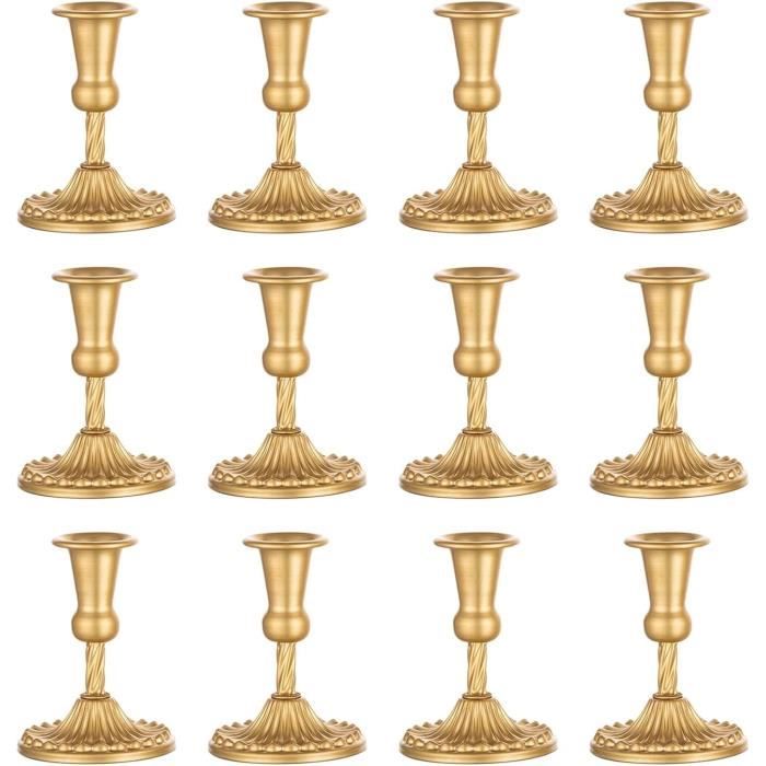 Sziqiqi Lot De 6 Bougeoirs Argentés Élégants 48 Cm - Chandelier En Métal Et Verre Ouragan Pour Mariage, Noël, Centre De Table Romantique Et Décoration Festive