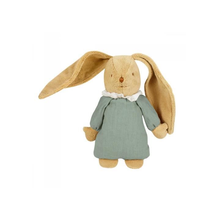 Lapin Nid D Ange Doudou Musical Lin Celadon 25cm Cdiscount Puericulture Eveil Bebe