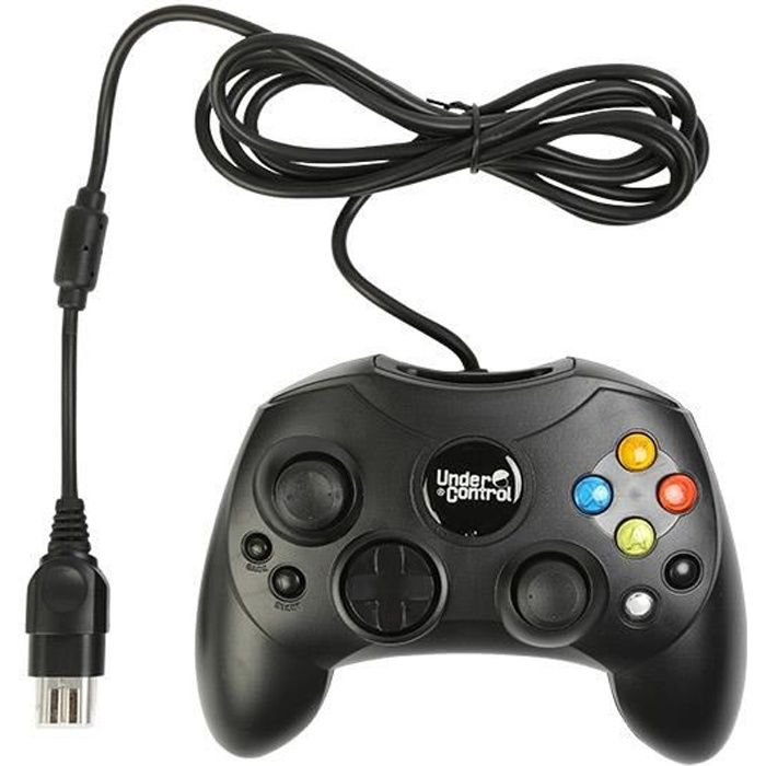 Manette filaire Xbox Noire Under Control