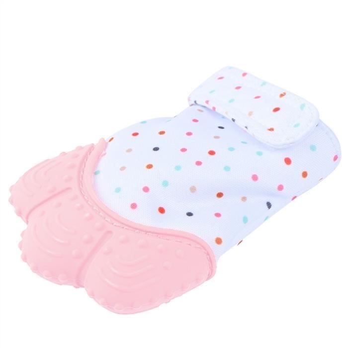 Gant De Bebe Voix Grincer Des Dents Rose 1 Piece Cdiscount Jeux Jouets