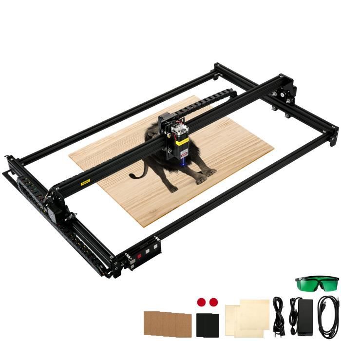 Graved Machine Machine à Graver Laser - VEVOR - 6 W Graveur Laser CNC - Zone de ...