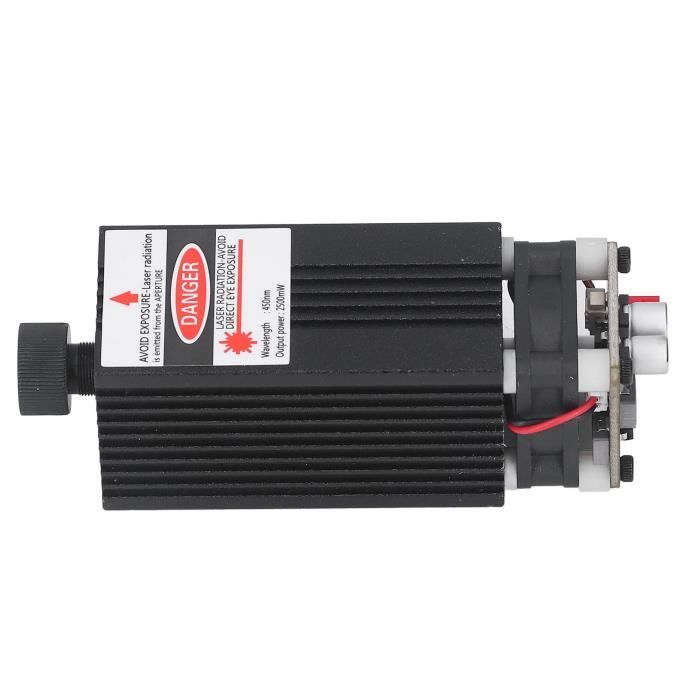 Laser Bleu 1W 440nm Avec Fibre Optique – Réglable | Marque Q-BAIHE | Neuf