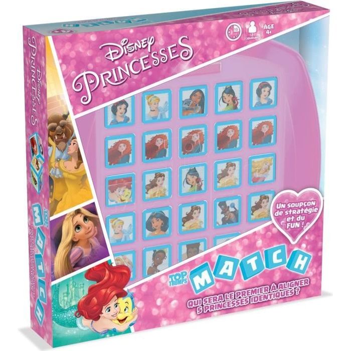 Disney Princesses Match Jeu De Societe Cdiscount Jeux Jouets