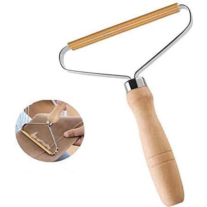 Brosse Anti-Peluches - ZHUODIKE - Manuel - Portable - Élimine poils danimaux - Sans résidu collant