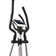 Vélo elliptique HORIZON Syros Pro - Résistance magnétique - Blanc/Gris-1