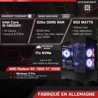 PC Gamer - Intel Core i5-14600KF - AMD Radeon RX 7900 XT 20Go