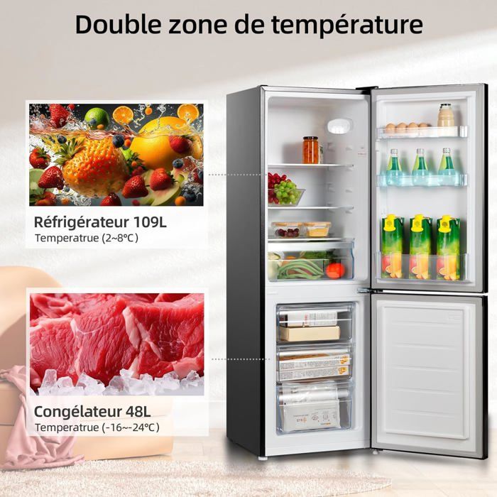 Cbm159Lebd Réfrigérateur Congélateur Bas 157 Litres(109 + 48)Low Frost — free download