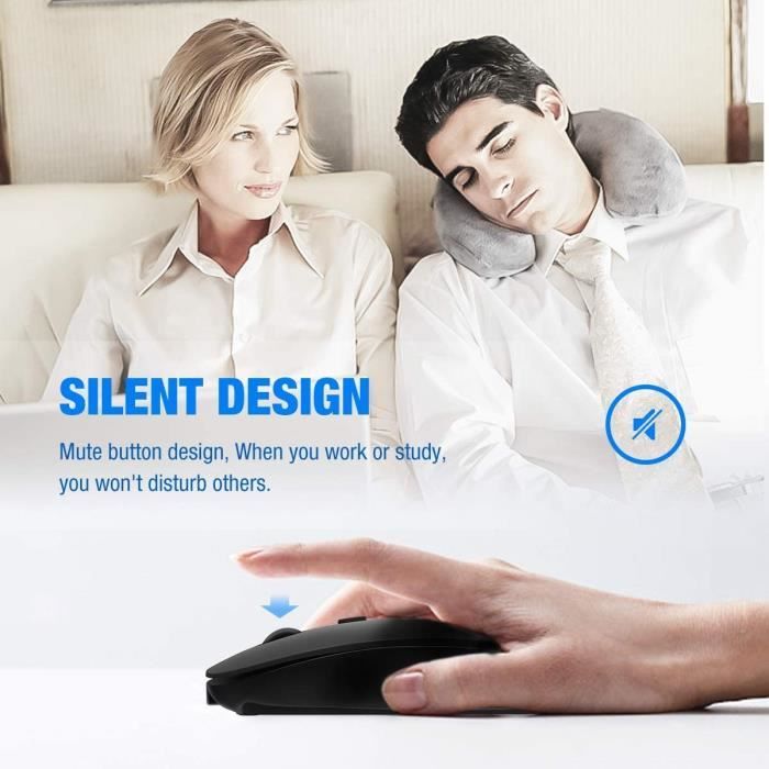 Achetez Souris Bluetooth Fude M701Y Mouse Sans Fil Pour un Téléphone  Informatique Téléphone Silencieux 2,4 g de Souris en Mode Pour le Bureau  D'activité, Home (sans Batterie) - Blanche de Chine