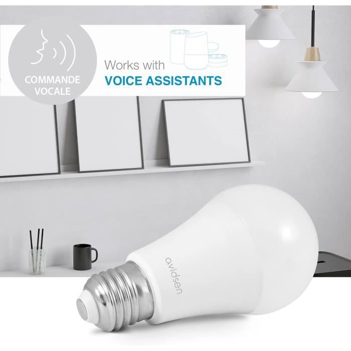 Spot LED GU10 9W Blanc Chaud 2700K - 760 Lumens, Puissant Et économique, Remplace Vos Halogènes