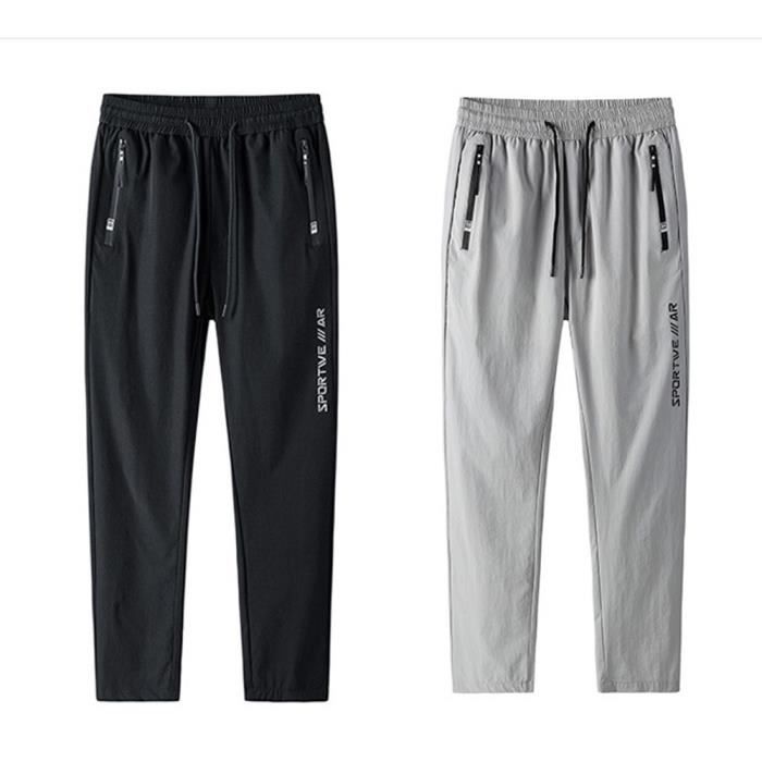 PANZERI - Uni (H) - Pantalon 100% Coton (IV - M, Royal - White) :  : Mode