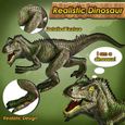 58 pcs dinosaure enfant jouet avec tapis de jeu dactivité - ensemble de figurine dinosaures animaux realiste - cadeau pour ga 312-2