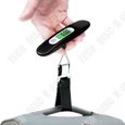 TD® Peseuse à bagages balance portable 50kg balance à bagages paquet express à domicile appelé balance portable électronique-2