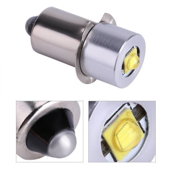 P13.5S 5W 6-24V LED Ampoule Lampe Poche Travail Lampe Torche Rechange LED Ampoul