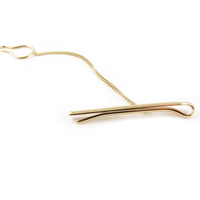 Pince à Cravate En Plaqué Or Jaune - Longueur Environ 4 Cm (L40) - Occasion