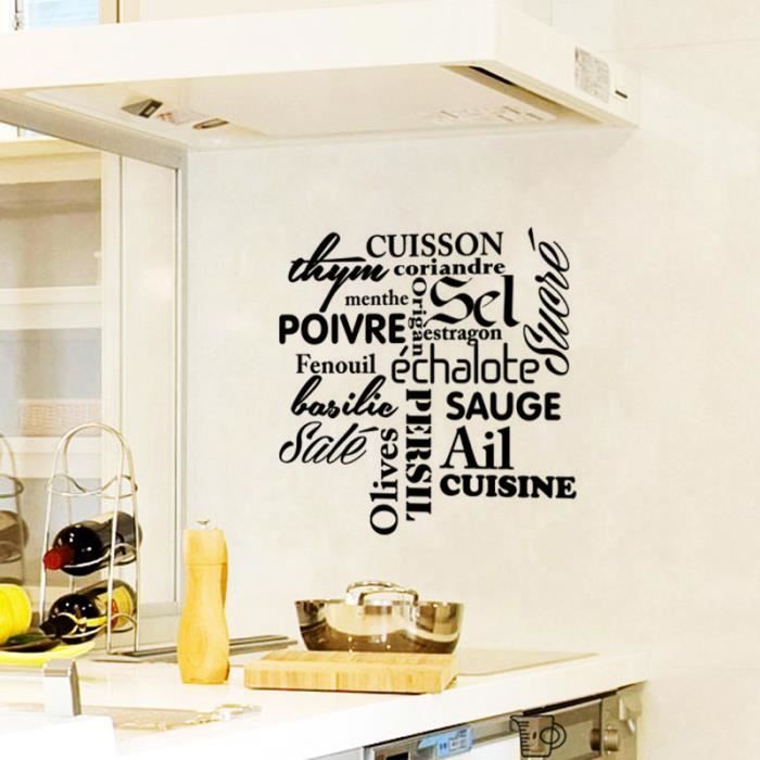 Créative Stickers muraux pour Cuisine Décoration à la maison
