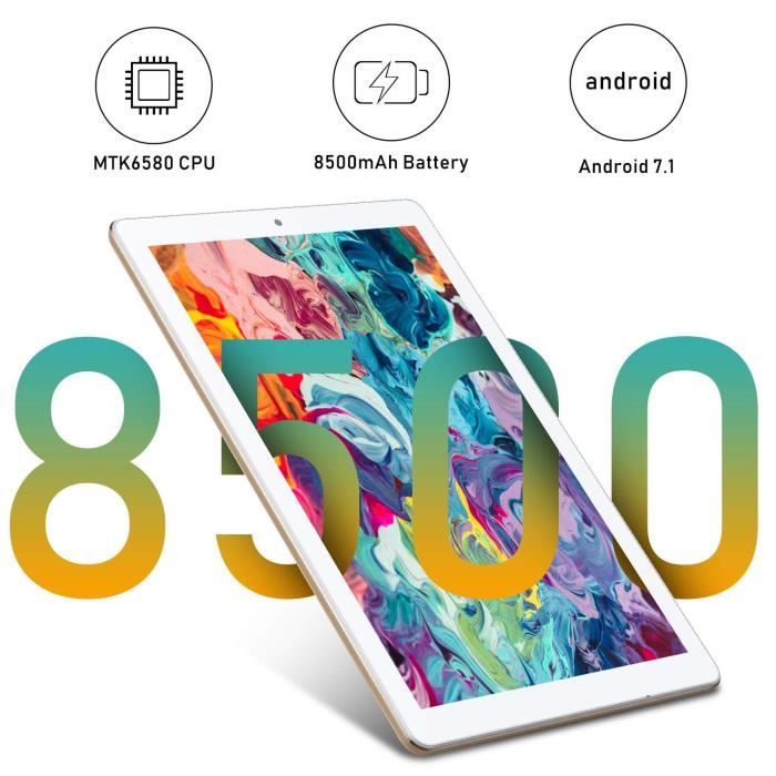 Tablette Tactile 10 Pouces - 4G Doule SIM/WiFi2