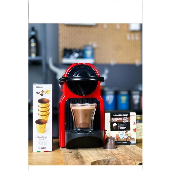 CHOCOLAT CHAUD (80 Capsules) compatible avec Nespresso, Lot de 8 x
