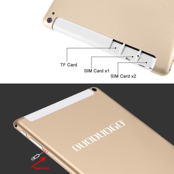 Tablette Tactile 10 Pouces - 4G Doule SIM/WiFi3