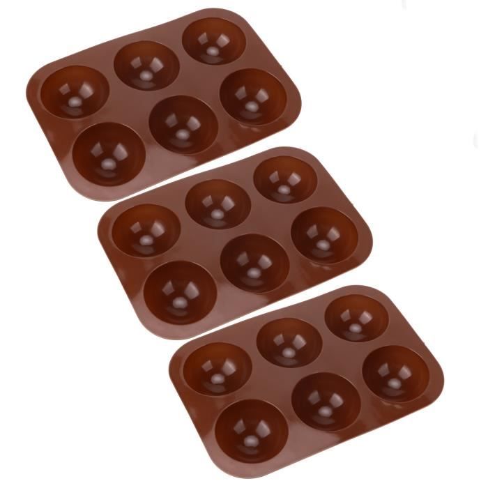 Moule En Silicone 3D, Moule De Chocolat Antiadhésif Pour La Mousse De  Cuisson De Bricolage De Cuisine, Truffe, Pudding, Savon, Bougies, Chocolat  : : Cuisine et Maison