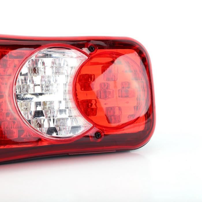 PAI® Atyhao Feu arrière 2Pcs 12V 46 LED Feux Arrières Lampe de Frein Arrière  Clignotant Arrêt pour Voiture Camion Van 85433 - Cdiscount Auto