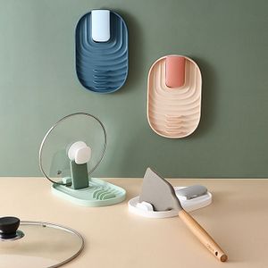 TOPINCN Porte-Baguettes Ustensiles Cuisine Style Nord-Européen - Acier Inoxydable - Blanc