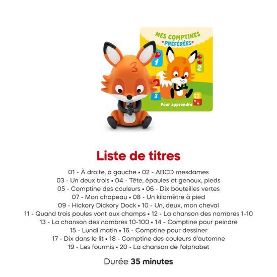 Toniebox 2 - Boîte à Histoires Pour Enfants 1-9 Ans - Sans écran, Robuste, Avec Figurine Rubie - Gris Lune