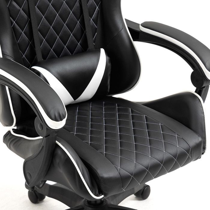 Fauteuil de bureau gaming noir et rouge MICRON