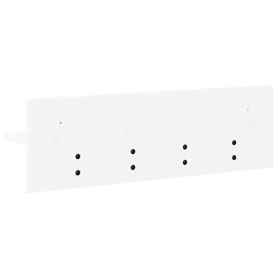 Porte-manteau Mural En Bois Ancien 60 Cm - Avec étagère Et Crochets Métal, Design Moderne Pour Couloir