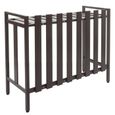 Cache climatiseur pompe a chaleur abri de protection avec etagere 80x90x39 cm en aluminium marron 04_0010411