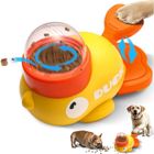 AUTREMENT Jouet pour Chiens, Jouet de Distributeur pour Chiens, mangeoire interactif en Forme de Canard avec 3 couvercles