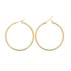 Boucles d'oreilles Créoles - Bijouxia - 18 Carats - Diamètre 5 cm - Poinçon 750/1000