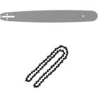 Guide 20 Pouces (50 cm) pour tronçonneuse - FOLAYA - Chaîne incluse - 76 maillons