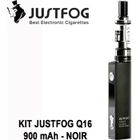 Kit JUSTFOG Q16 J-Easy9 – 900 mAh – 1,9ml – Couleur NOIRE. Certifié AUTHENTIQUE