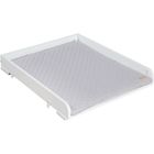 Plan à langer - ROBA - Pour machines à laver - Matelas 'Roba Style' gris inclus - Bois blanc