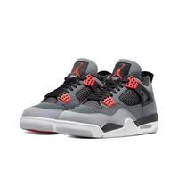 Air jordan 4 Retro "nfrared" rétro Basketball chaussures noir gris rouge infrarouge hommes femmes