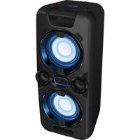 Enceinte audio sans fil - SENCOR - SSS 3800 - 60 W - 30 radios FM - Bluetooth - Lumières LED clignotantes - Noir