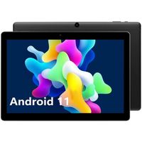 Tablette 10 Pouces 4G Android 11 Tactile IPS Quad Core 1.6Ghz + SD 8Go YONIS Noir
