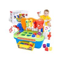 Forroby Caisse a Outil Enfant, 48 Pièces Jouets en Bois Boite a, caisse a outil Forroby Caisse a Outil Enfant, 48 Pièces Jouets en Bois Boite a, caisse a outil