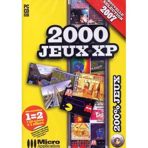 JEU PC 2000 JEUX XP / PC CD-ROM