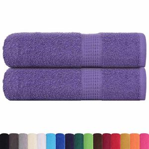 Serviettes de bain 2 pcs FROGN doré 100x150 cm 100% coton | Leroy Merlin