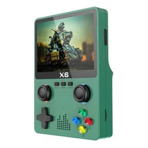 CONSOLE PSP Jeux verts 10000 - Console de jeu portable X6