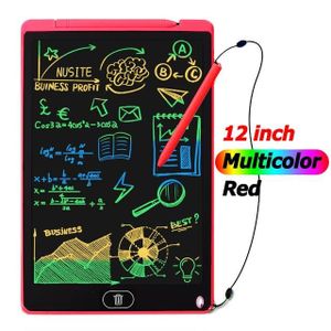 TABLETTE ENFANT Couleur rouge 12 pouces-Planche à écrire, tablette