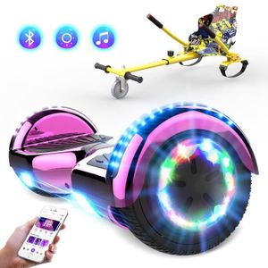 ACCESSOIRES HOVERBOARD Hoverboard COOL&FUN 6.5” Rose avec Bluetooth et Ho