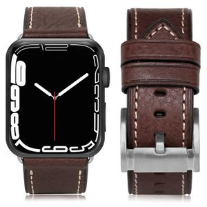 BRACELET DE MONTRE Bracelet en cuir véritable pour Apple Watch Band S