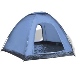TENTE DE CAMPING FDIT Tente pour 6 personnes Bleu - FDI768768586136
