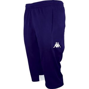 PANTALON DE SPORT Pantalon ¾ Kappa Mestre - Bleu - Short d’entraînement long - Fitness - Adulte - Respirant