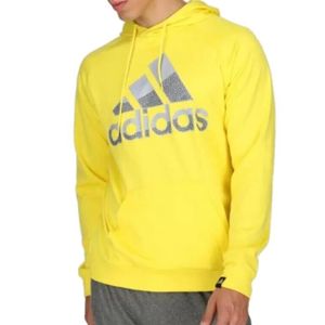 SWEATSHIRT Sweat à Capuche Jaune Homme Adidas Big Bos