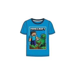 T-SHIRT T-shirt bleu Minecraft